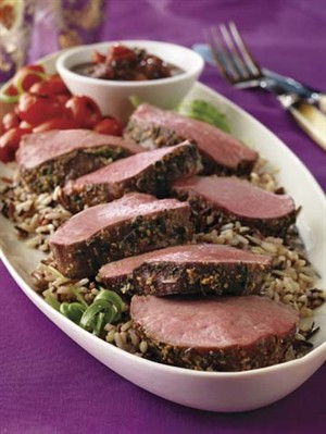 BeefRD's tweet photo. When you have had all the turkey you can take...Parmesan-Crusted Tenderloin w/ Mushroom Sauce http://t.co/Qj7cxka9Ff http://t.co/i7Y5E325CO