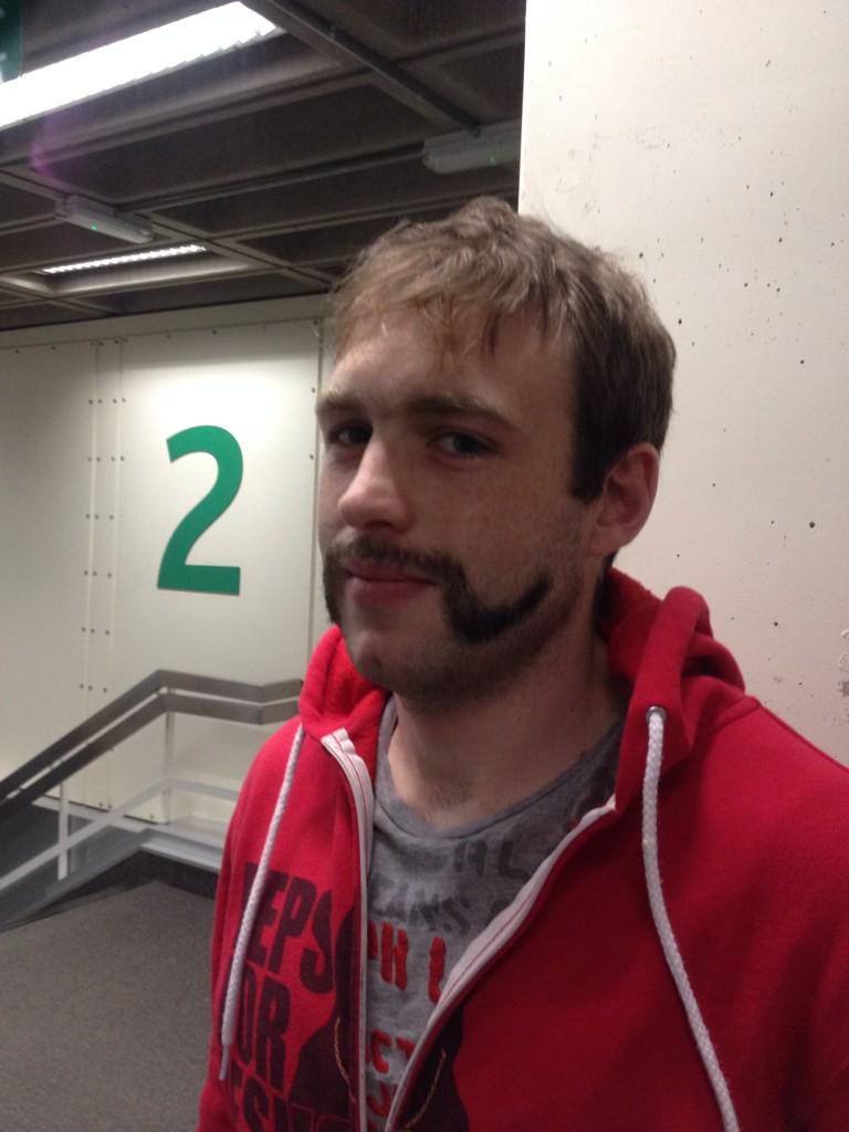 MovemberIreland's tweet image. David Muller's strong Mo was spotted today in UCD by dedicated #MoSista @Sallykingston11. Nice work! #MoSpotting
