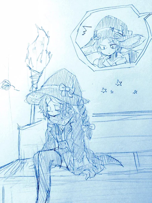 #メルスト版深夜のお絵かき一本勝負

駆けつけてあげて! 