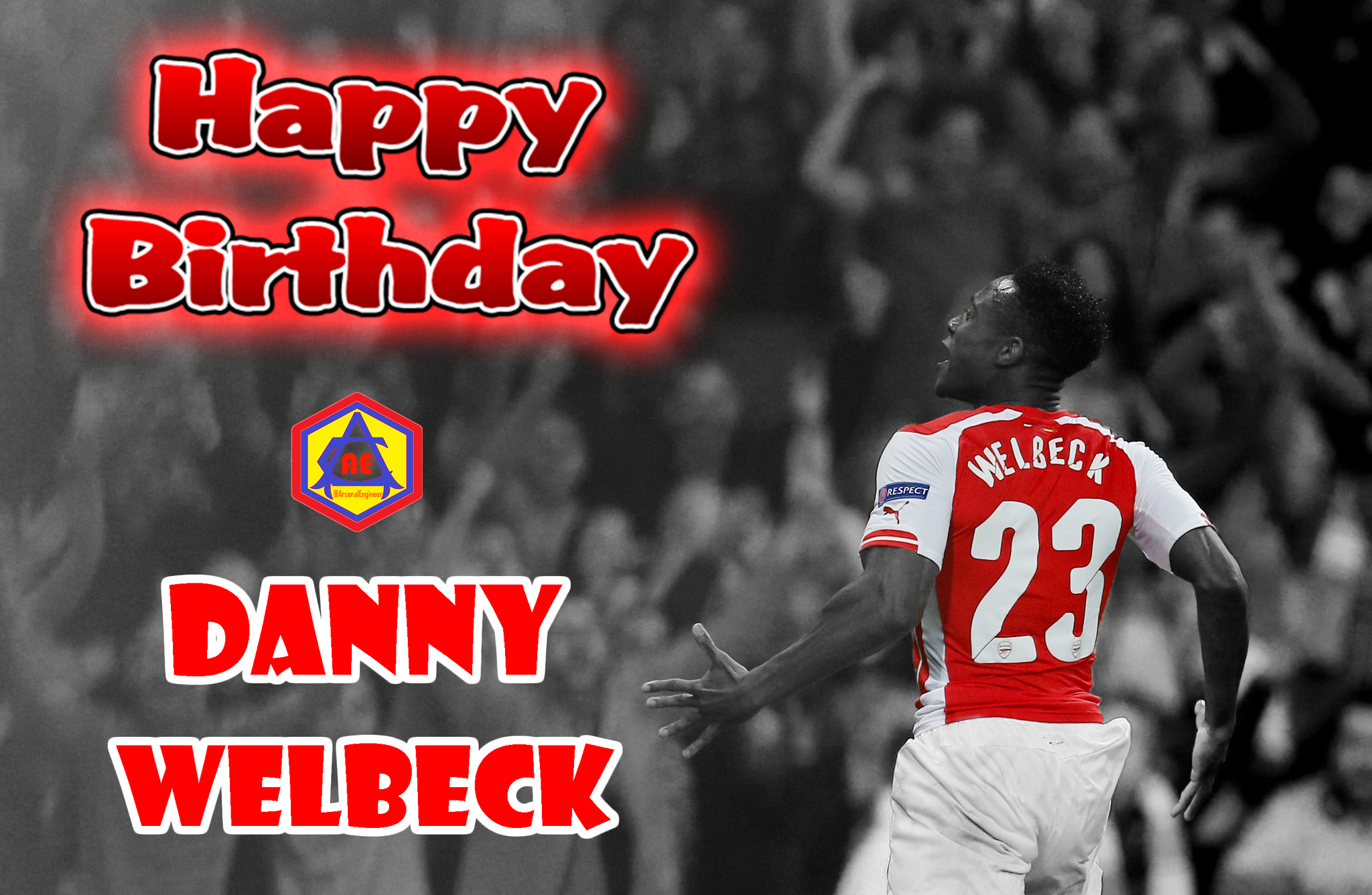 Happy Birthday to England International Danny Welbeck. 