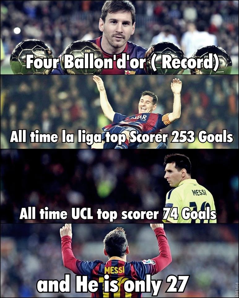 FootballFunnys's tweet photo. Lionel Messi http://t.co/XJxVglFUn5