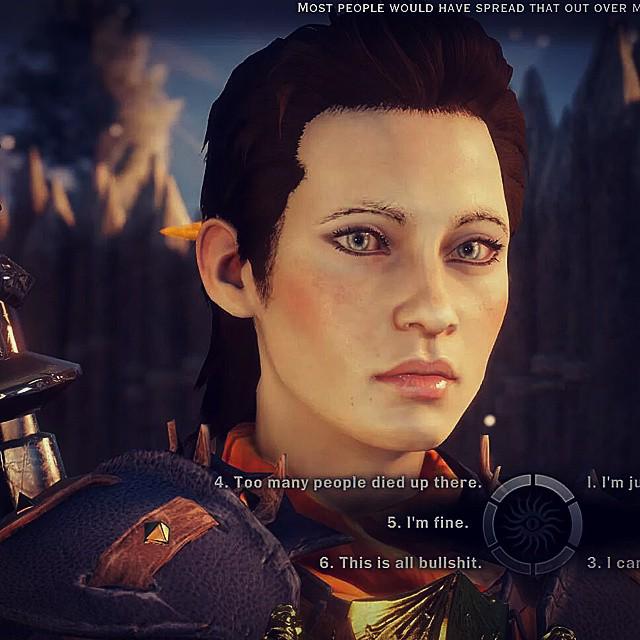 _kittycupcakes's tweet photo. My #dragonageinquisition #inquisitor. :) #bioware always makes such amazing games. http://t.co/L6UHo66TWz