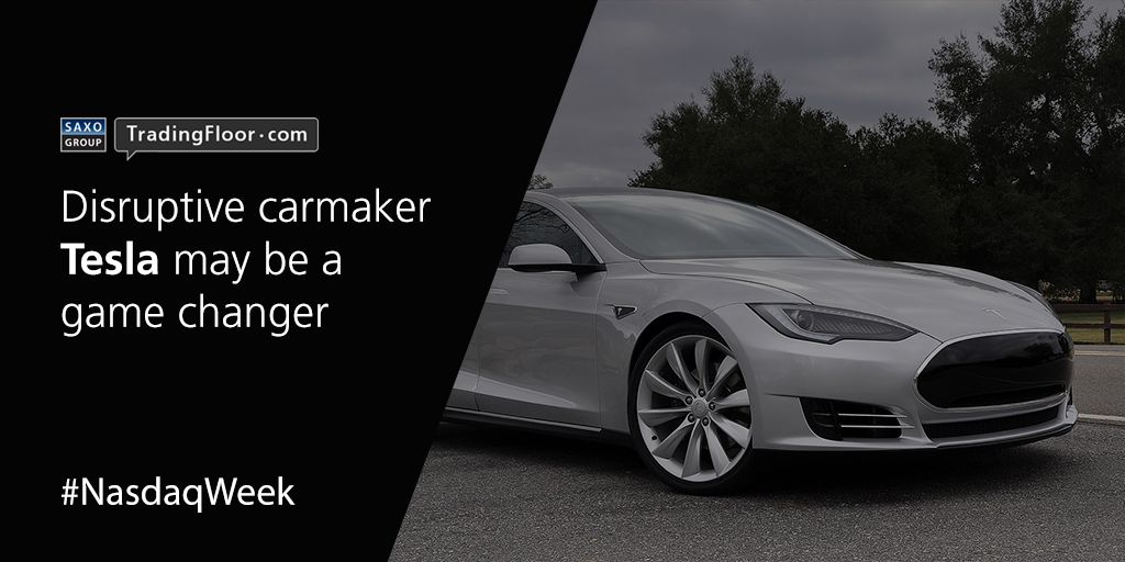 saxobank's tweet photo. #Tesla: Some analysts love its potential, others dislike its high valuation #NasdaqWeek $TSLA http://t.co/lVCycNF5IY http://t.co/GvoQPmMcyb