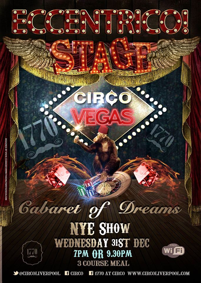 Circo_Liverpool's tweet image. Roll up! Roll up! Book now for an unforgettable NYE....