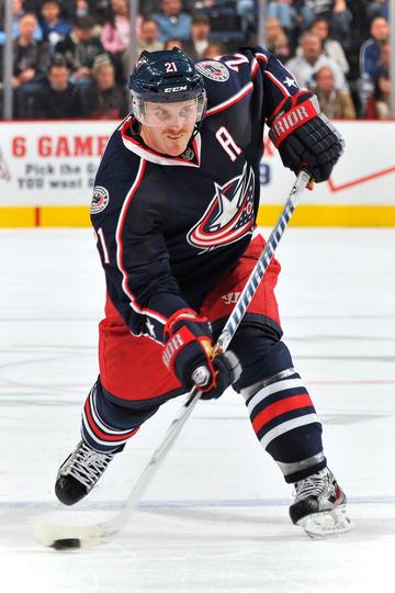 Acme_Sports's tweet photo. Congratulations @jameswisniewski - 500 career games and 250 career points!!! #Milestones #CBJ http://t.co/hhXeoXlMzH