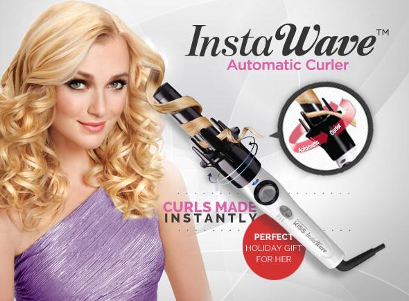 KissProducts's tweet photo. Redefine your holiday hairstyles with #KISSInstaWave! Get it now > http://t.co/D37Qw42kxq #AutomaticCurler http://t.co/AiErbic1GD