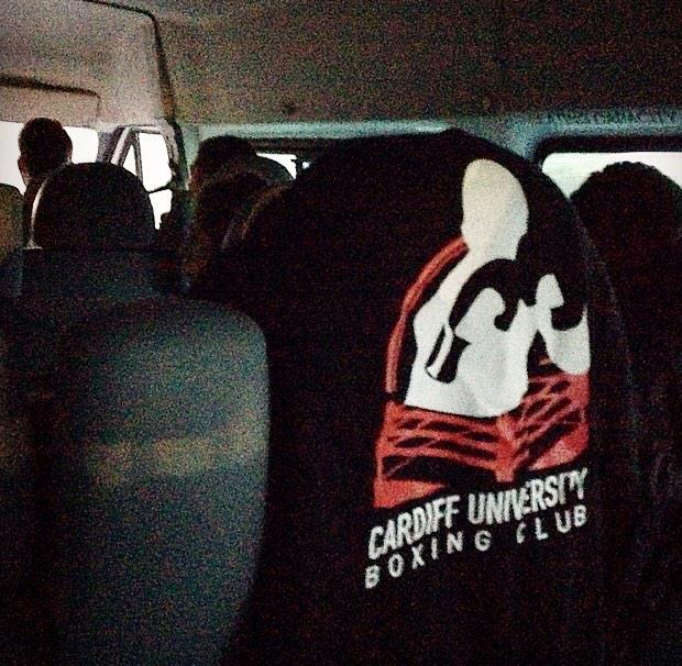 On our way to Exeter where two of Cardiff Uni's boxers will be entering battle. Stay updated with us on Twitter!