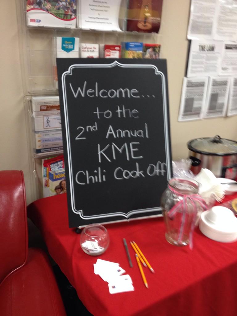 KehrsMillPrin's tweet photo. Awesome day of staff unity yesterday with our chili cook-off!  Great food, fun and conversations! http://t.co/p78iLVfBre