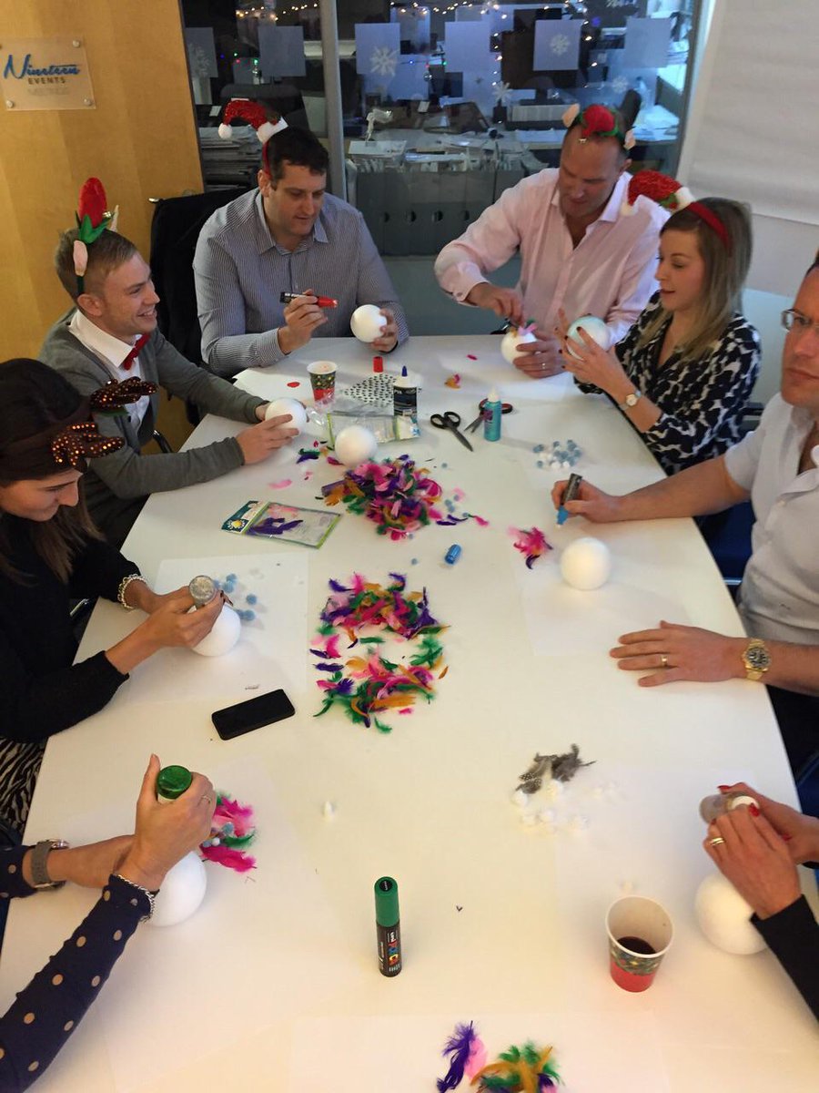 Important Christmas Meeting <a href="/nineteen_events/">Nineteen Events</a> #ChristmasMeeting #19socialcommittee #office #party #eventprofs