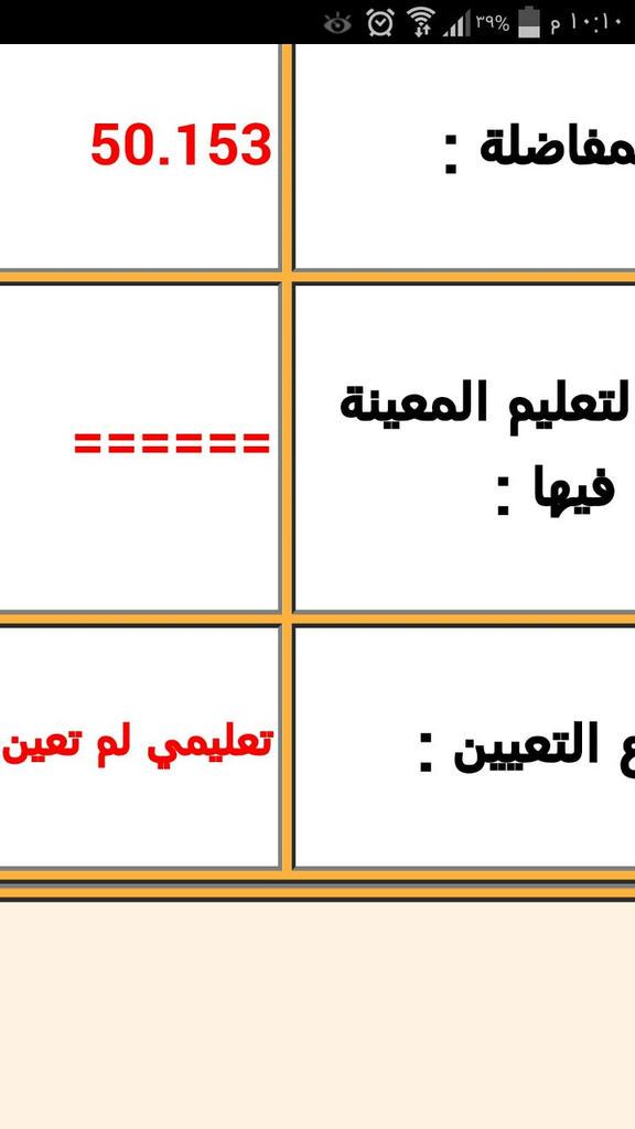 M4rym_'s tweet photo. @badeelat_lasna ايش قصدهم برقم المفاضله 
50.153 http://t.co/haeEyNgUbK