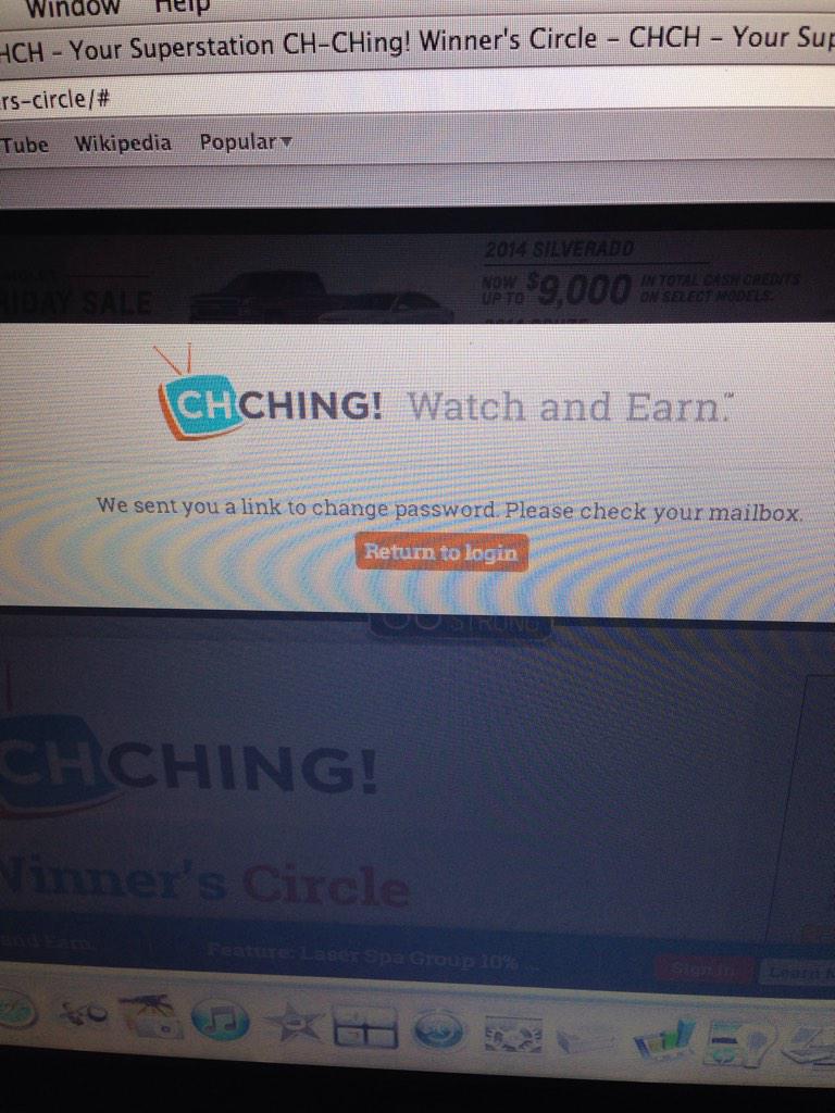 TinaJennings2's tweet image. No link has been sent, been waiting for a couple weeks now @CHCHTV #help #iwannaplay #imMissingOut