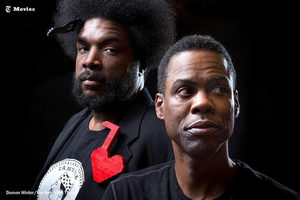 nytimes's tweet photo. Chris Rock stars in "Top Five," but Questlove says the co-star is hip-hop's mid-life crisis http://t.co/7FUNuXcejw http://t.co/mfidYzMUXe