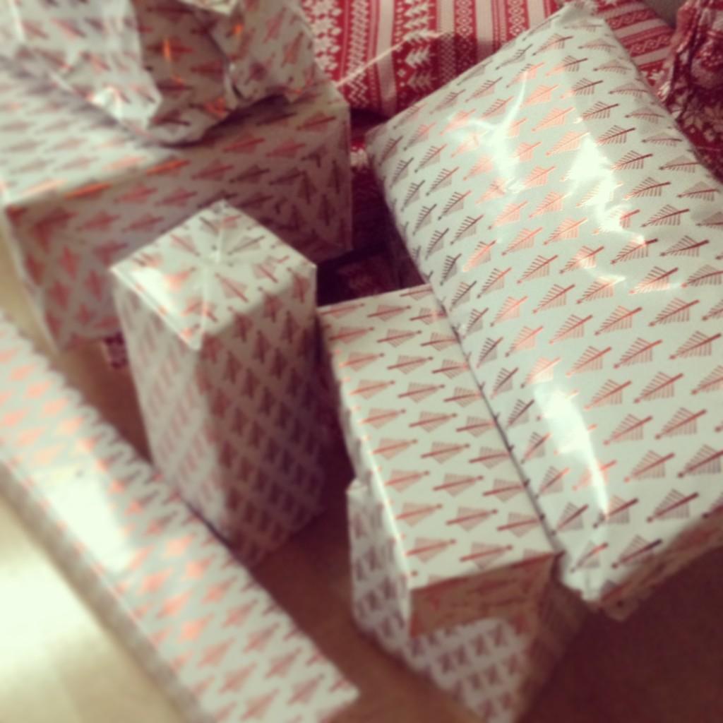 Nothing like wrapping 20 empty boxes for set dressing at 3 o'clock in the morning to make you dread real Christmas!