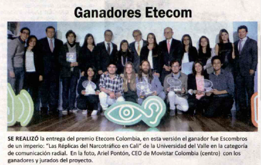 PtelefonicaCol's tweet image. Ganadores de #EtecomCol vía @ELNUEVOSIGLO @Telefonica_Col @MovistarCo