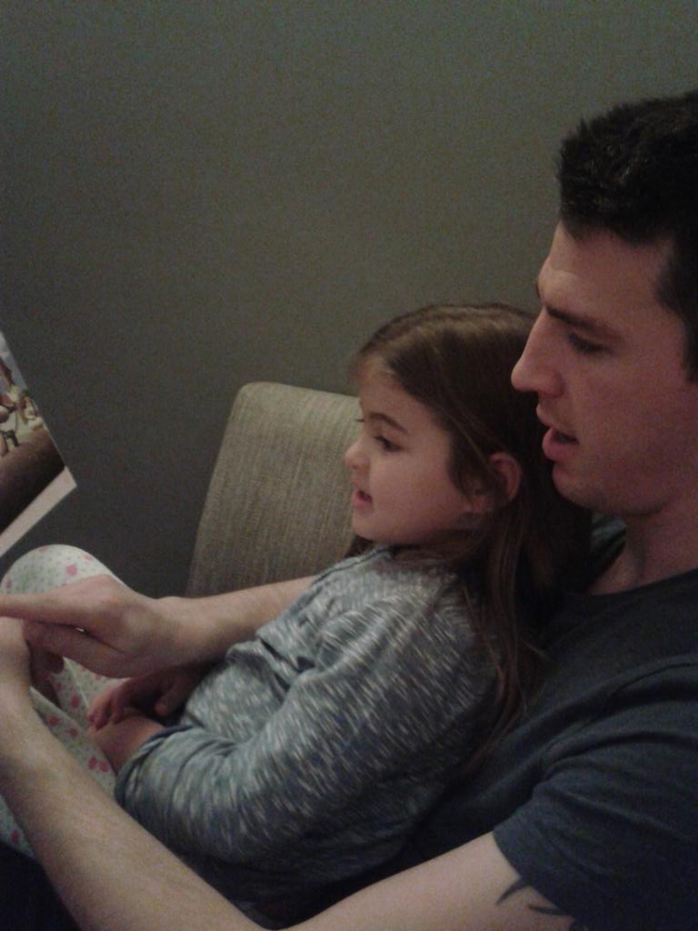 Robyn reading her first book! #soproud #love