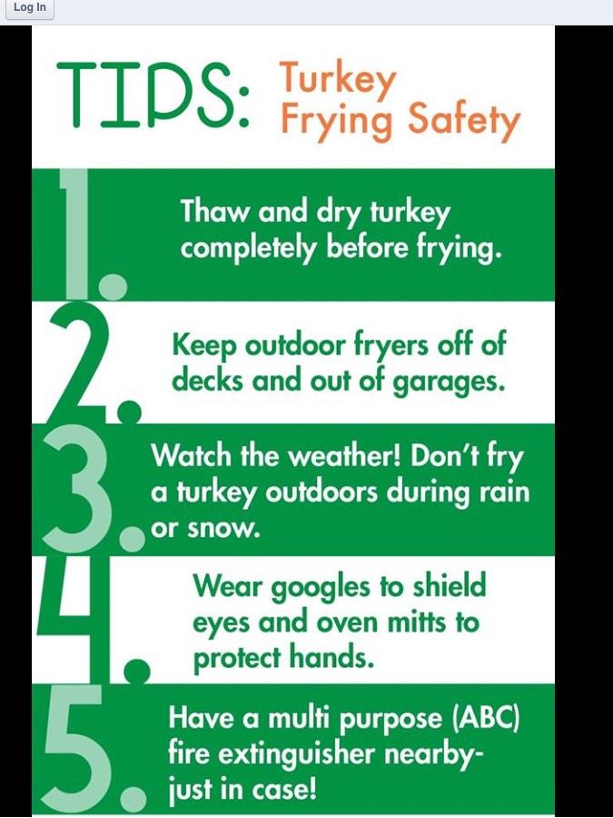 AllFLRest's tweet image. Planning to fry a turkey this Thanksgiving? Take these precautions to protect your family and home.