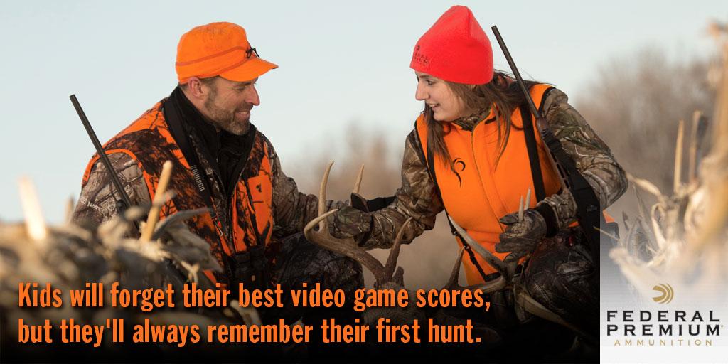 Kids will always remember their first hunt. #truth #tradition #hunting