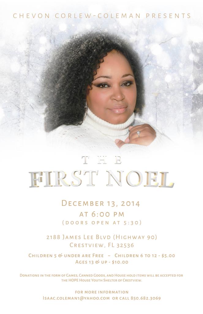 Isaacspeaks's tweet photo. Dec. 13th @ 6pm in Crestview, FL come and bring in Christmas season with us at Praise Power &amp; Compassion Ministries! http://t.co/8jICR9lDV7