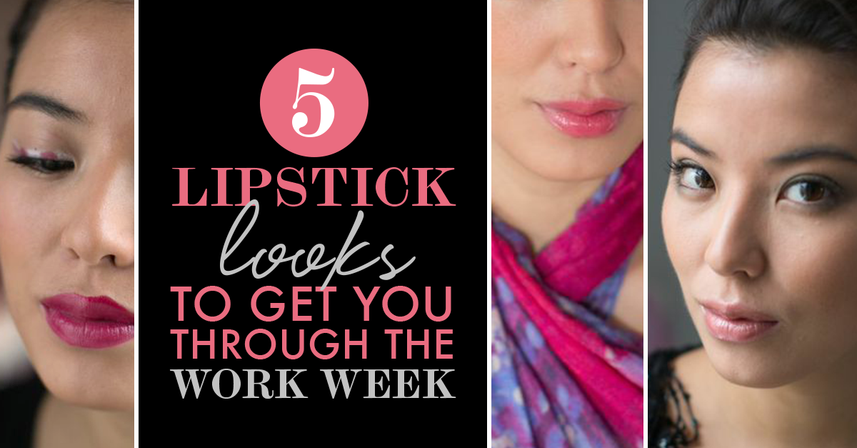 Makeupdotcom's tweet image. 5 lipstick looks to get you through the work week: trib.al/cNxboNI #lipsticktutorial