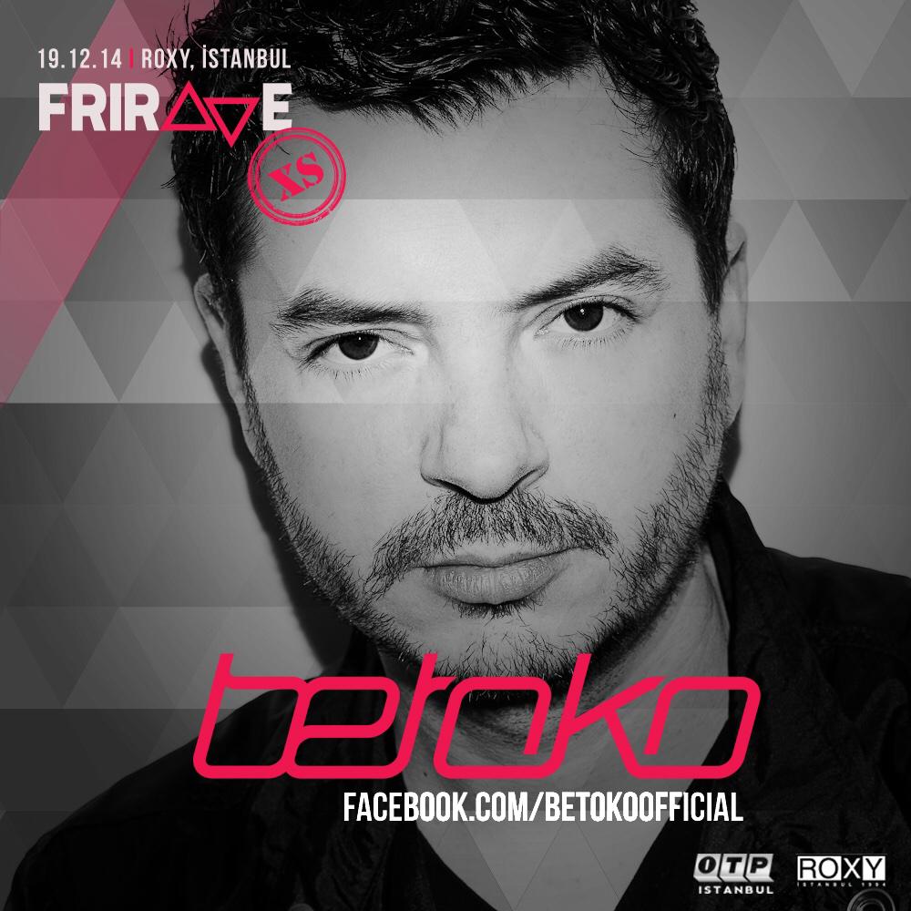 “Raining Again” ile listeleri sallayan Londra temelli prodüktör/DJ Beto Cohen 19 Aralıkta #FrlraveXS 'de!