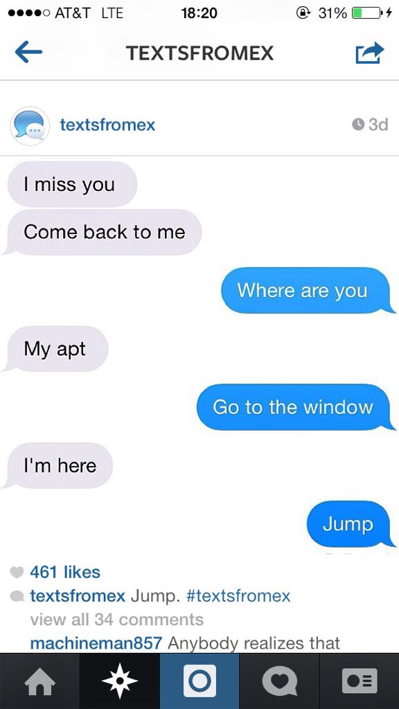 theKTB's tweet photo. Unquestionably my favorite new Instagram acct. laughing at the sushi bar in Newark like a crazy woman #textsfromex http://t.co/wR9WO7onKk