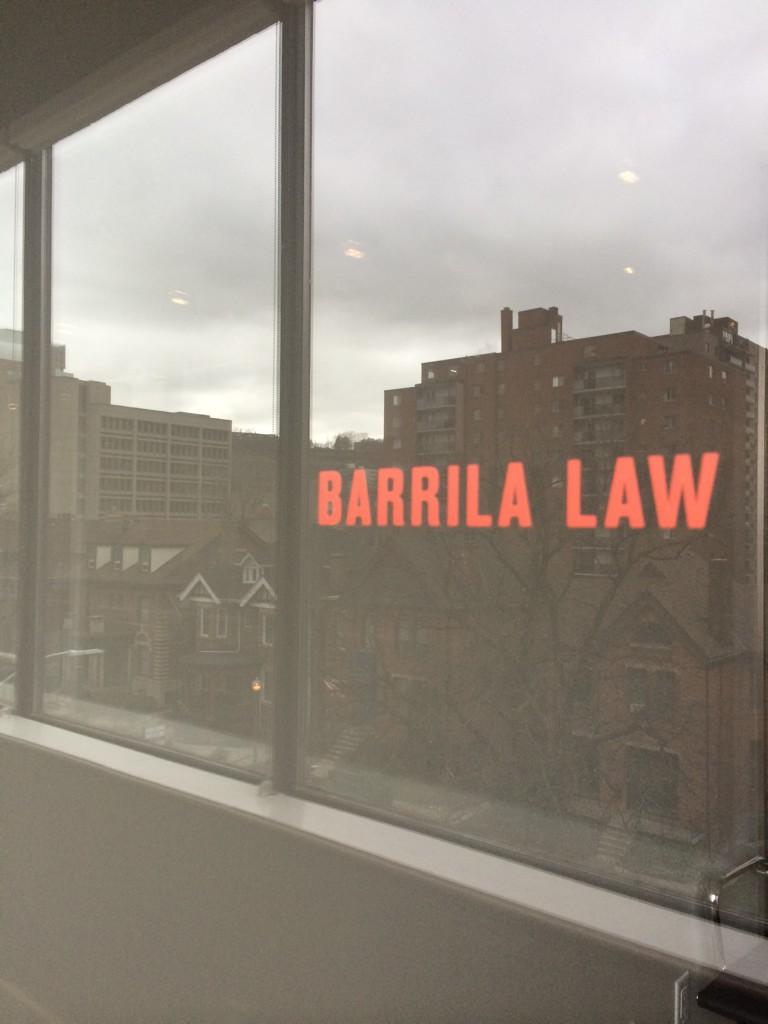 BarrilaLaw's tweet photo. It's official, Barrila Law opens it's doors in Hamilton today! #3rdlocation #ambitious http://t.co/zKdOBzZeUH