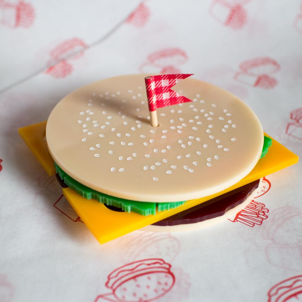 finestimaginary's tweet photo. Like burgers? My new laser cut stackable Burger Coaster Set is available now! http://t.co/OW540TD6xd #handmadehour http://t.co/YCn2SLFqQC