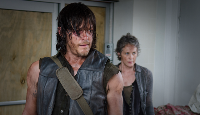 TheWalkingDead's tweet photo. Norman Reedus talks about Daryl’s relationship with Carol, storming Grady, &amp; more: http://t.co/eAJyC40itI http://t.co/BvBj2r7vLI