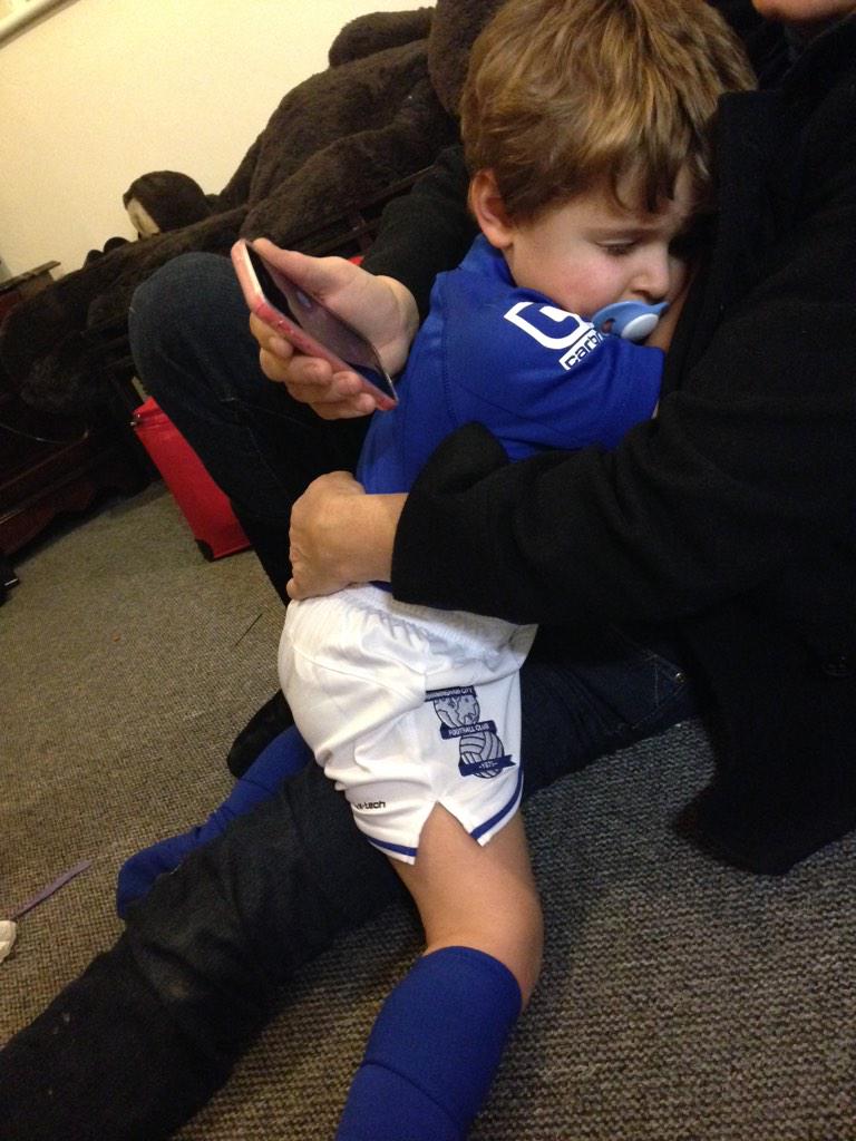 semberton91's tweet photo. Bed time for little blues fan @bcfc #KRO #BCFC http://t.co/GlrIzqe9h5