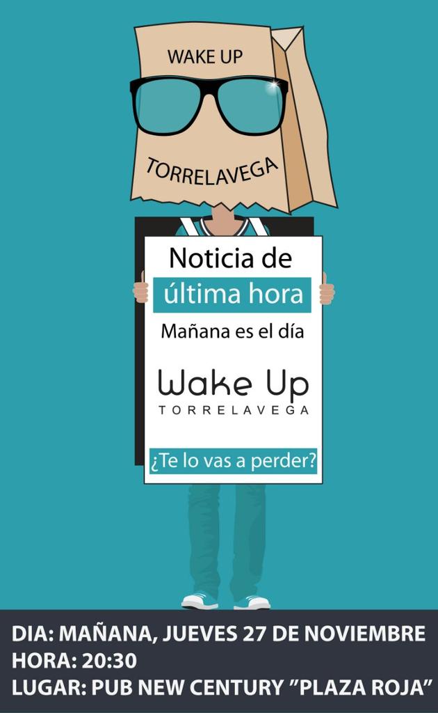 cordobari's tweet photo. #WakeupBHT Última gran cita del año para #jóvenes #emprendedores #Torrelavega #Cantabria #emprendimiento http://t.co/EGzNcko72O