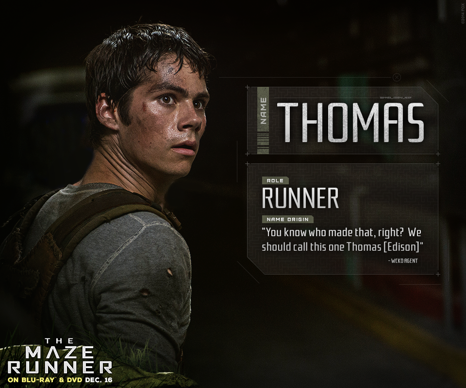 Thomas from The Maze Runner