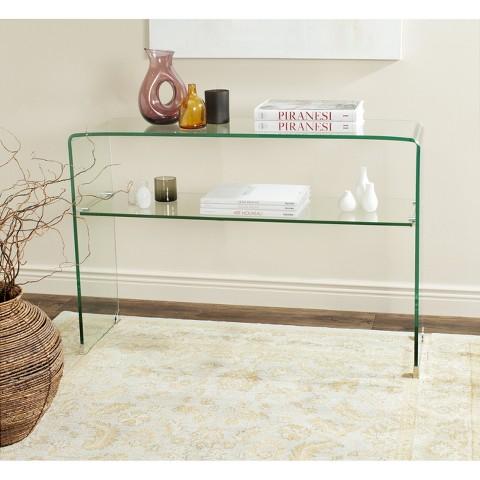 Get this Hollis console table and make everything seem to float in a room. #BlackFriday bcme.me/clearconsoleta…