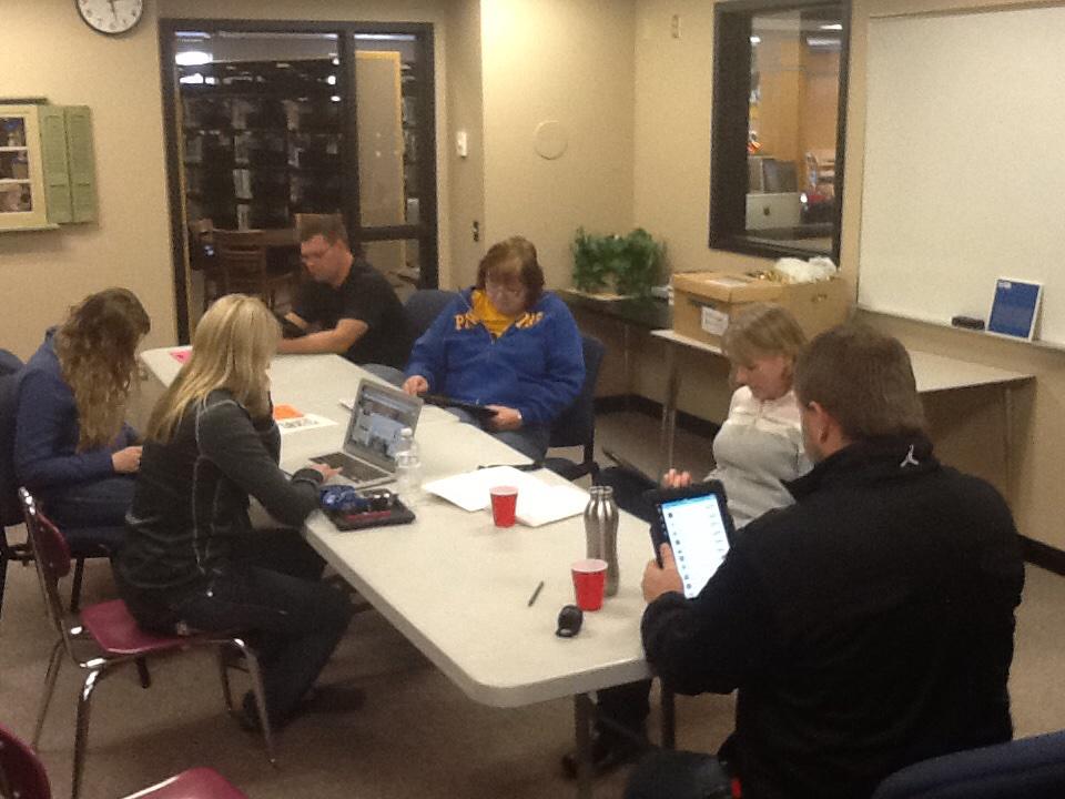 norlandbaseball's tweet photo. Twitter learning in media center. #AppCafe @schudog75 @24Bethany @tvagle http://t.co/m9lLQF0eor