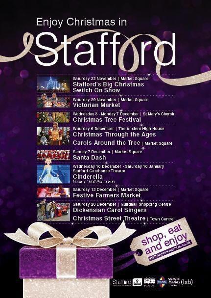 annajayne1983's tweet photo. Christmas in Stafford #staffordshirehour RT &amp; lets see our town buzzing this season #xmasinstafford http://t.co/h8e7Ch0O43