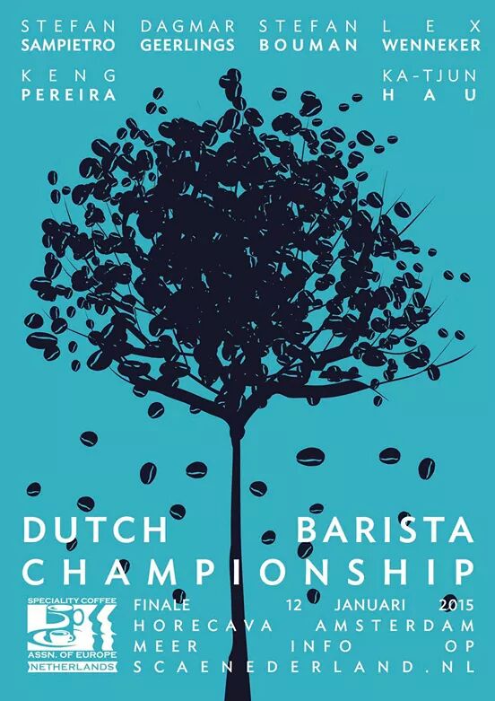 Stefan Bouman finalist DBC2015 tijdens horecava 12 januari