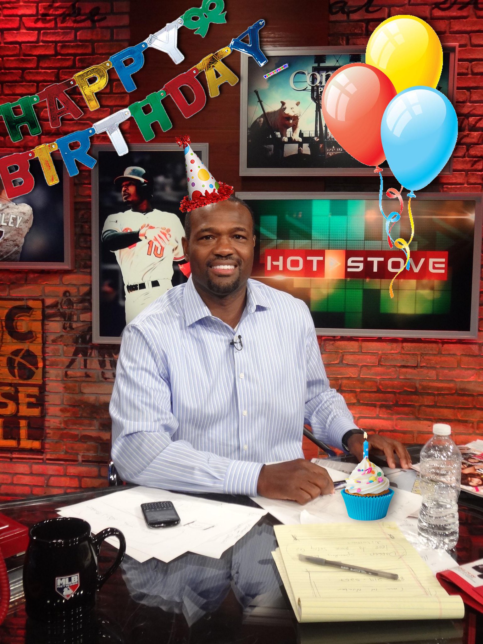 Happy Birthday, H! REmessage to wish own Harold Reynolds a very HBD! 