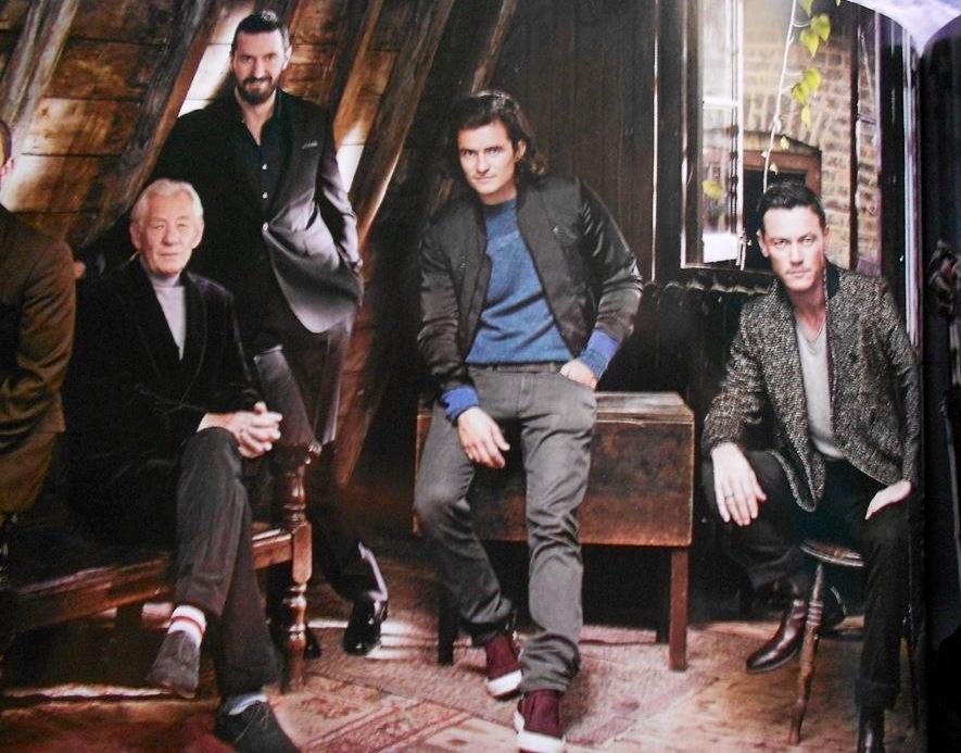 Yialorum's tweet photo. Hobbit cast . Sooooo beatiful! 
#TheHobbit #RichardArmitage http://t.co/UFbl4mzCZs