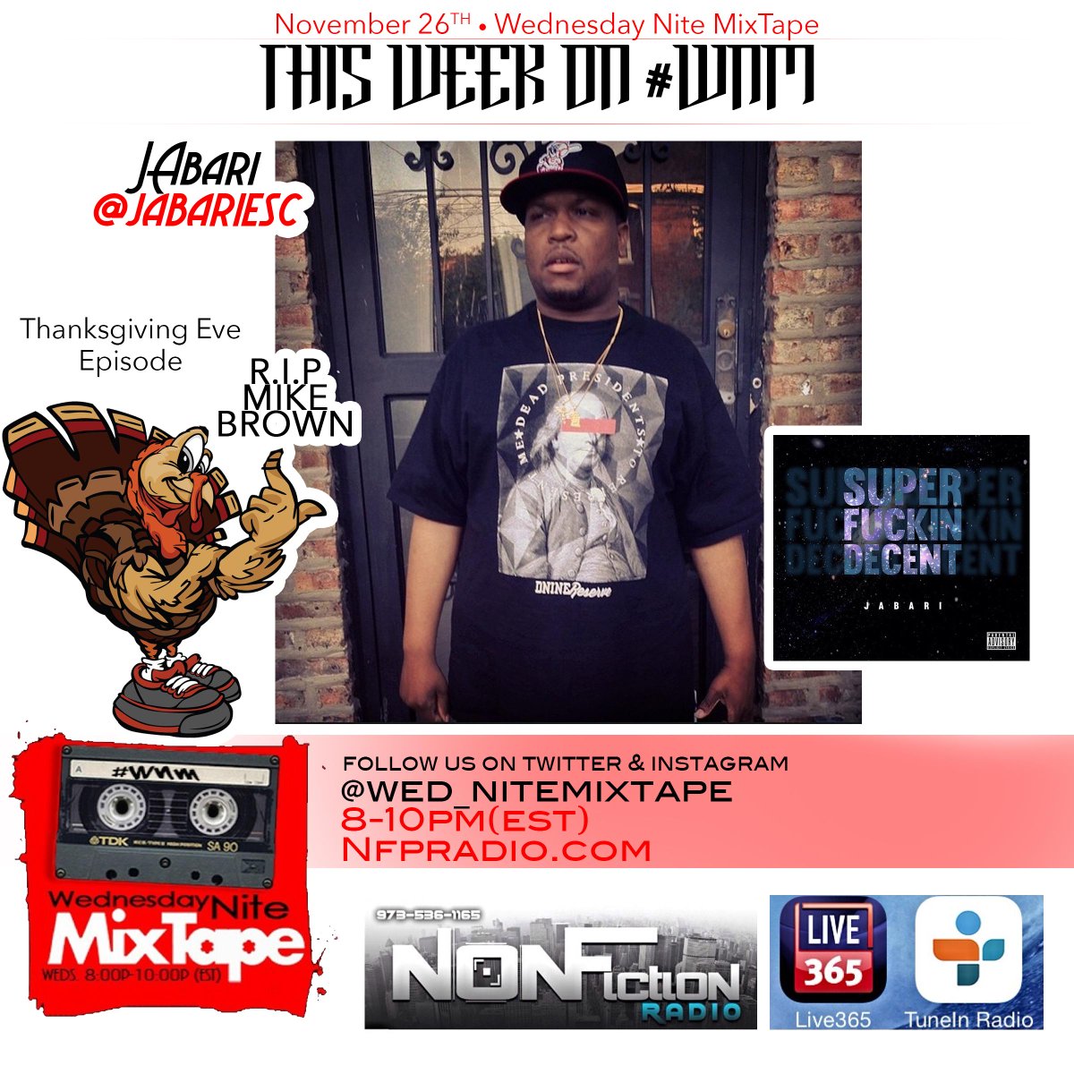 SwankPR's tweet image. {#LIVEInterview} #WNM @JabariEsc #VideoDebut "Do Not Understand" Click to listen bit.ly/1c17KII @8:30pm CST