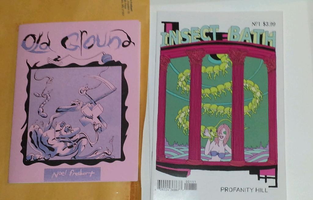 nosebleedcomics's tweet photo. important mail from #Noel #Freibert #CutCross #OldGround #InsectBath http://t.co/sn98BMGOxq