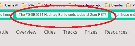 wendelinreich's tweet photo. meme sans confirmation, c'est clair que vous avez gagne, 2pm PST = 23:00 en France #GSB2014 #swtln http://t.co/UZZgrvaiFj