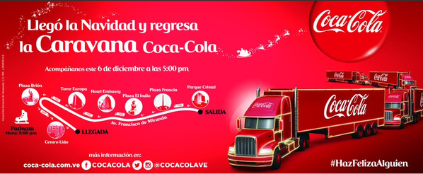 ElNacionalWeb's tweet photo. ¿Quieres participar en la #CaravanaCocaCola de este 6/12? Solo haznos mención y usa el hashtag http://t.co/LFfqhl9Jvy