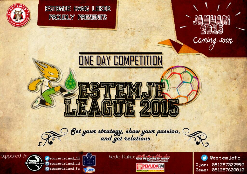 EstemjeLeague's tweet photo. #OneDayCompetition. Coming soon in January 2014! @MPdotco http://t.co/ejwcdUIzMs
