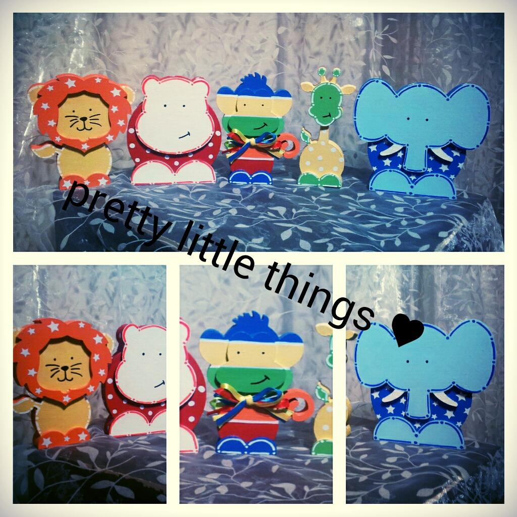 PrettyLthings1's tweet image. Pretty little things animal collection. 
#handmade #handcut #handpainted #lion #giraffe #hippo #monkey #elephant