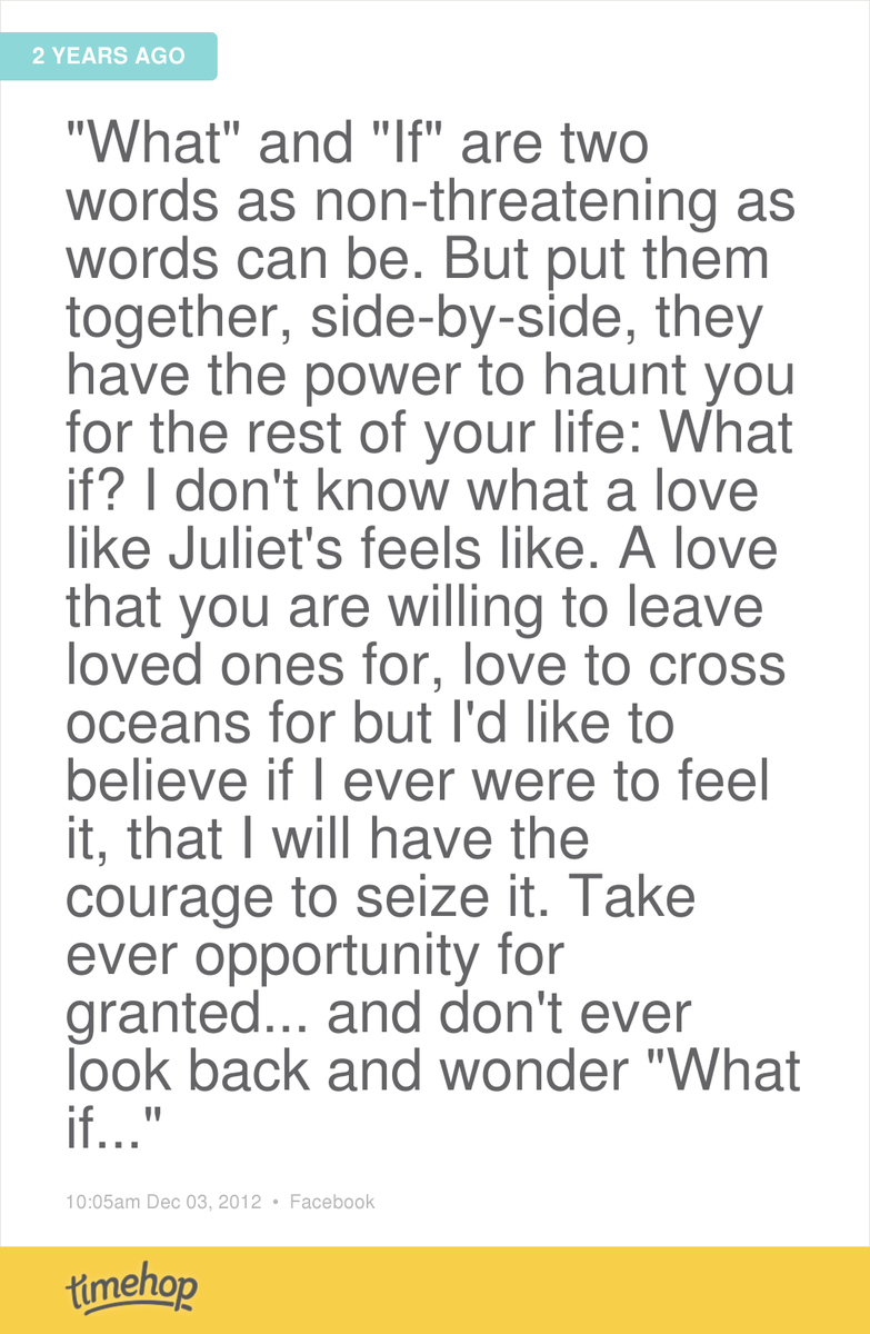 even_natalie's tweet photo. Exactly 2 years ago today! (via @timehop) http://t.co/jUuwVBjZrA http://t.co/rJozmGvt8m