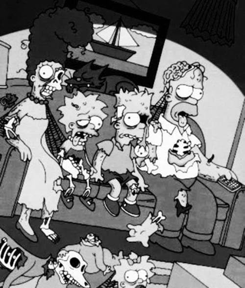TapslayerAlice's tweet photo. What happens when everyone in your whole family turns into zombies? #zombies #Tapslayer #TheSimpsons http://t.co/T0V0CxrCSh