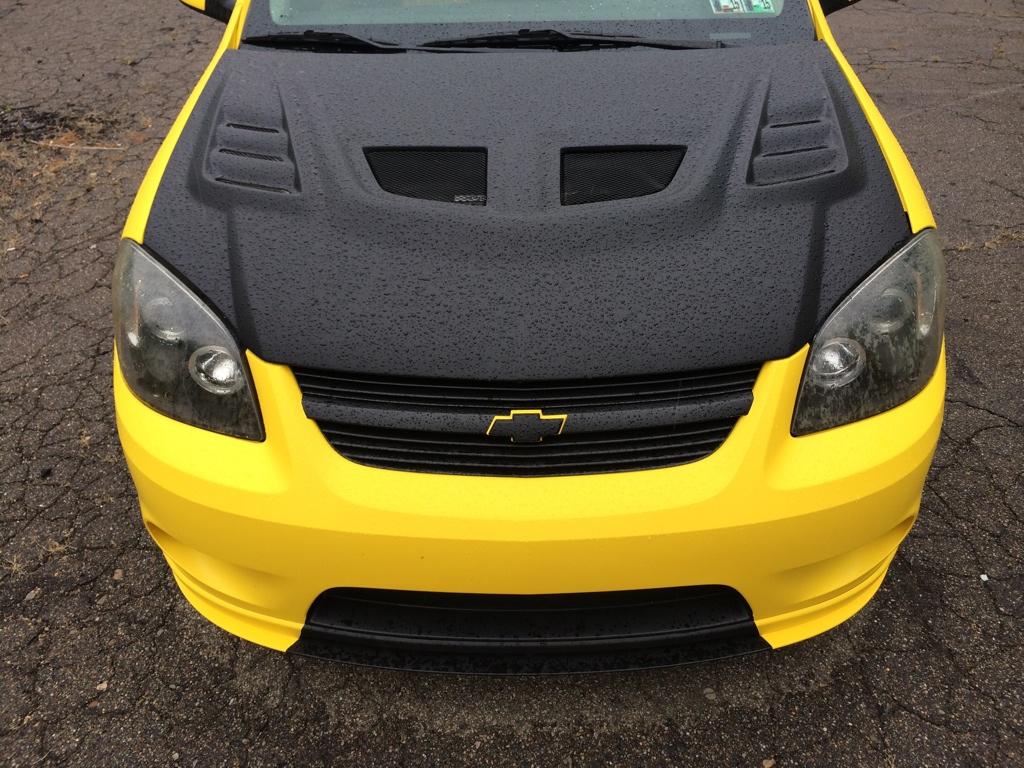 412Graphics's tweet photo. I love my @chevy .....
Wrapped in @3MGraphics 1080 film
#MatteYellow & matte black http://t.co/h0rOjHnOzn