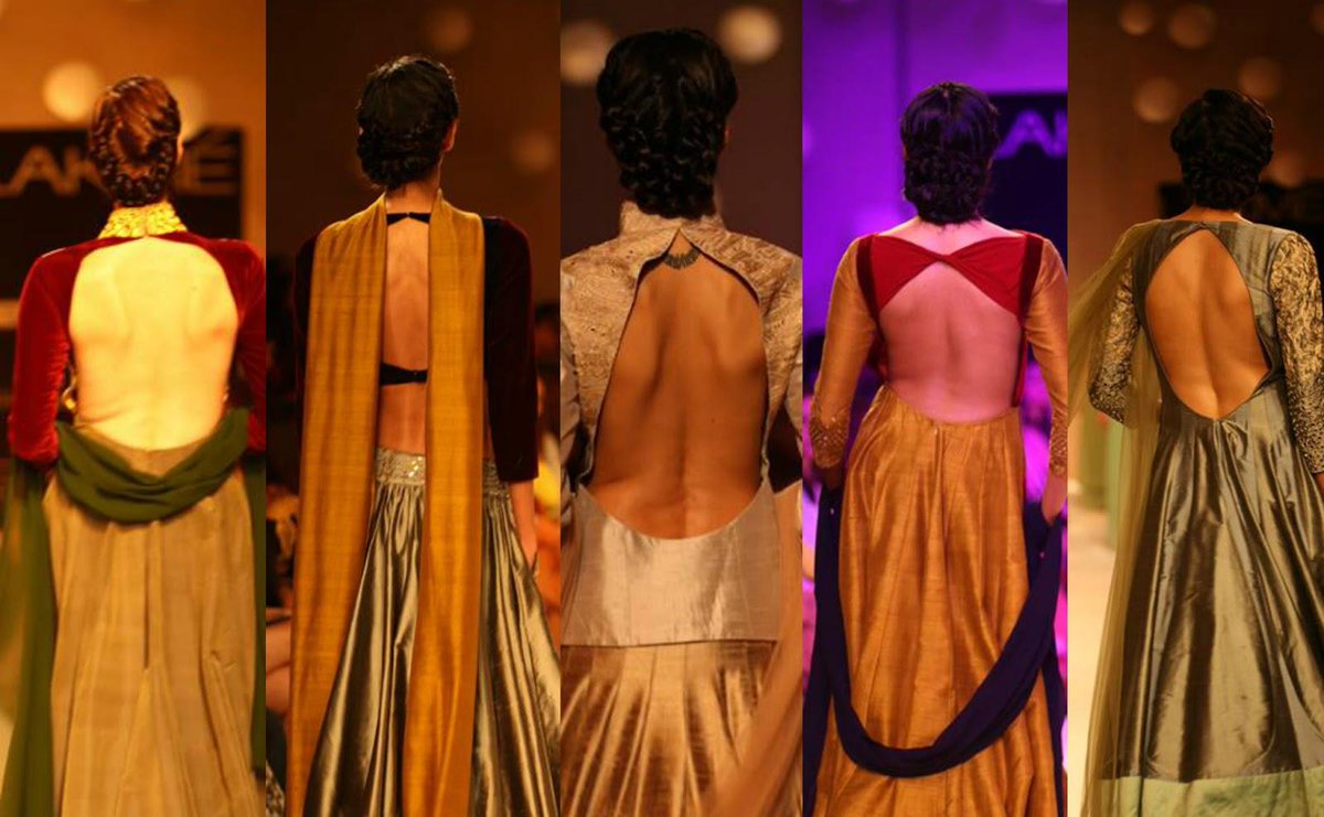 PinkSquareMall's tweet photo. Backless is a latest girly trend dat guys just drool over.Try it out wid #ManishMalhotra's colection @PinkSquareMall http://t.co/4oACOfOUgv