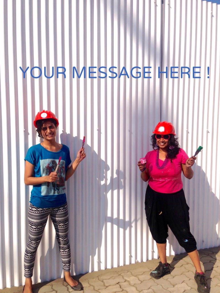 RivaliPark's tweet photo. Your #wish is our command. #ReMakeBBY #yourwishforborivali #streetart #mumbai http://t.co/E2naxT1DcH