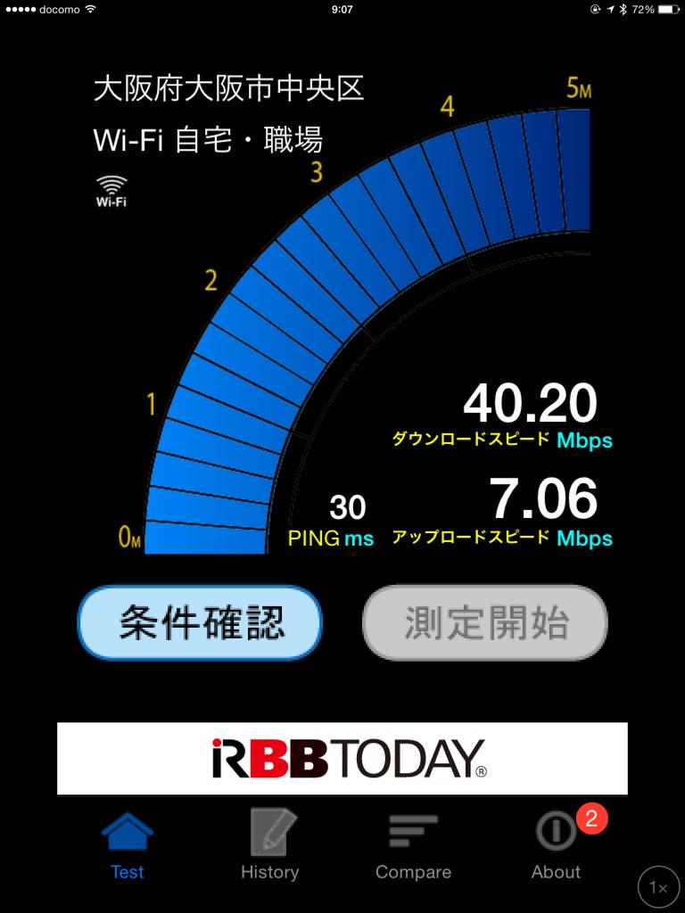 superlive_ch's tweet photo. 大阪中央区の速度 http://t.co/6UqmyYqwBQ