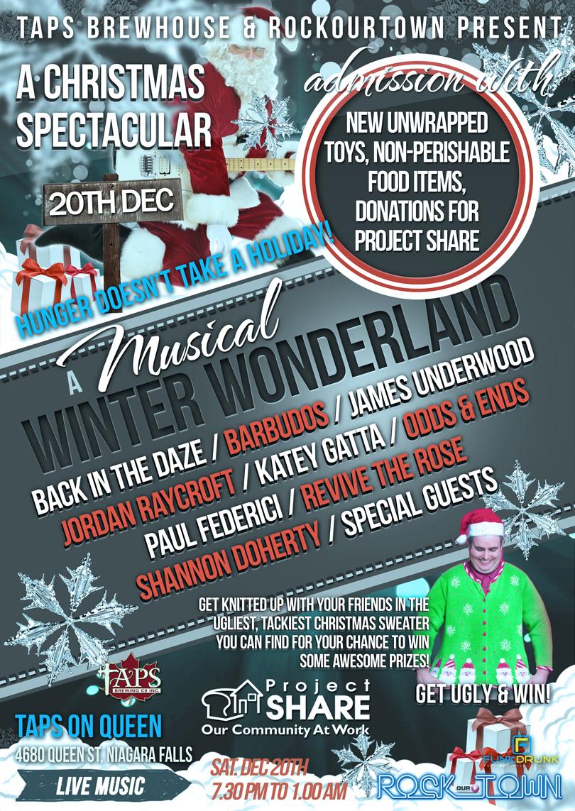 @TapsOnQueen 12/20 <a href="/officialbitd/">Back In The Day</a> <a href="/barbudosmusic/">Barbudos</a> @jordanraycroft @KtGatta <a href="/oddsendsmusic/">Odds & Ends</a> <a href="/pfedmusic/">Paul Federici</a> + for @P_SHARE
